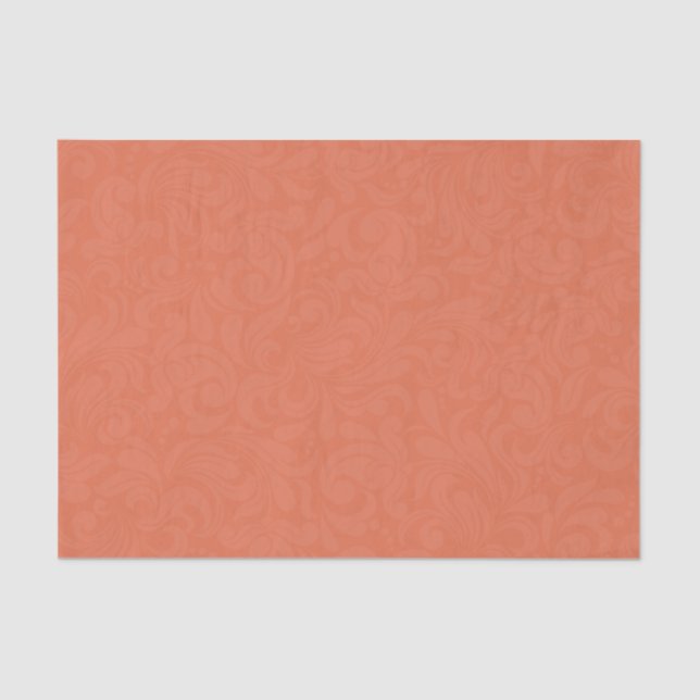 Tissue-Geschenkpapier Wrap Solid Terracotta Farbe Seidenpapier (Vorderseite)