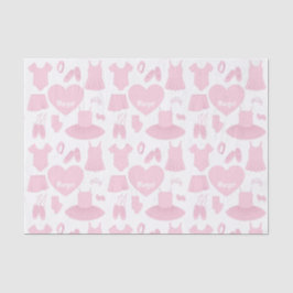 Tissue of Ballet Clothes - Weißer Hintergrund Seidenpapier