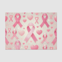 Tissue of Brust Cancer Awareness Tissue Seidenpapier