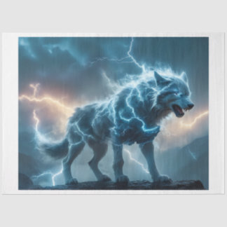 Tissue of Lightning Wolf Seidenpapier