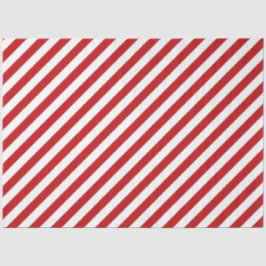 Tissue of Red and White Candy Cane Striped Tissue Seidenpapier