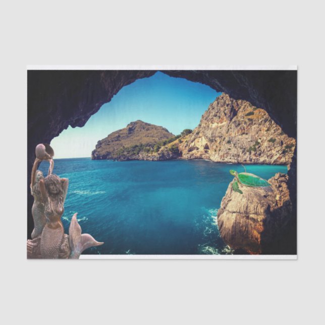 Tissue of Sea Caves Seidenpapier (Vorderseite)