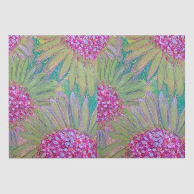 Tissue Paper (Big Pink)-Blume Seidenpapier (Vorderseite)