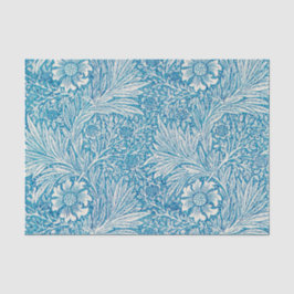 Tissue Paper Blue Ivory William Morris Floral Seidenpapier