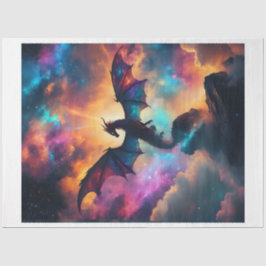 Tissue Paper Cosmic Dragon Seidenpapier