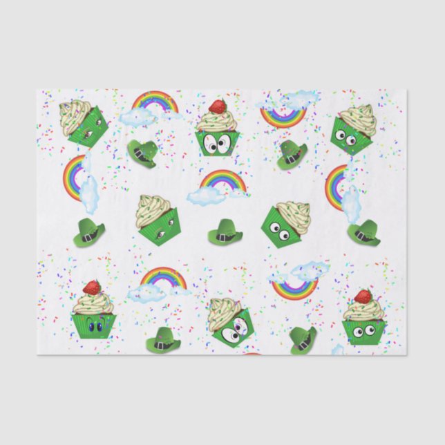 Tissue Paper Cupcake Seidenpapier (Vorderseite)