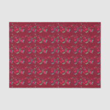 Tissue Paper Deep Red Wassail