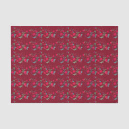 Tissue Paper Deep Red Wassail Seidenpapier