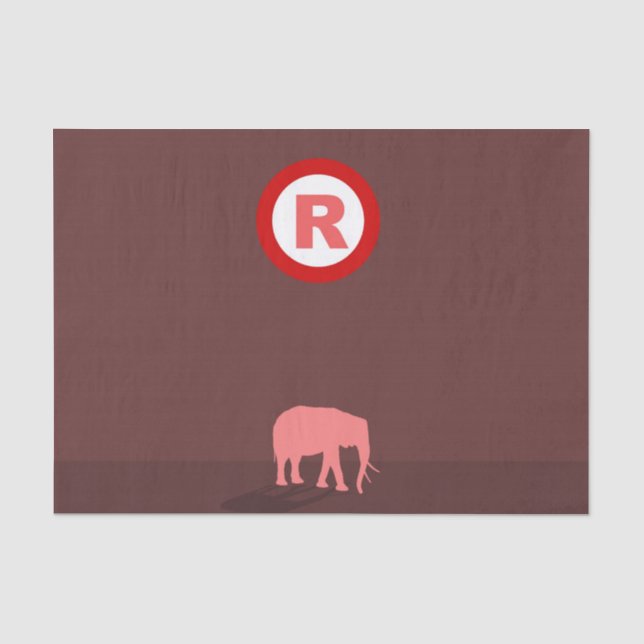 Tissue Paper der Republikaner Seidenpapier (Vorderseite)