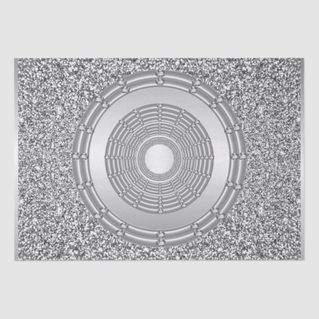 Tissue Paper für den Silver-Glitzer Seidenpapier (Vorderseite)