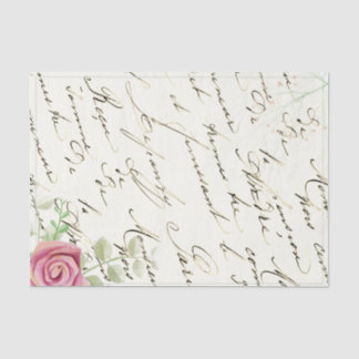 Tissue Paper für die Vintage Rose von Französisch- Seidenpapier