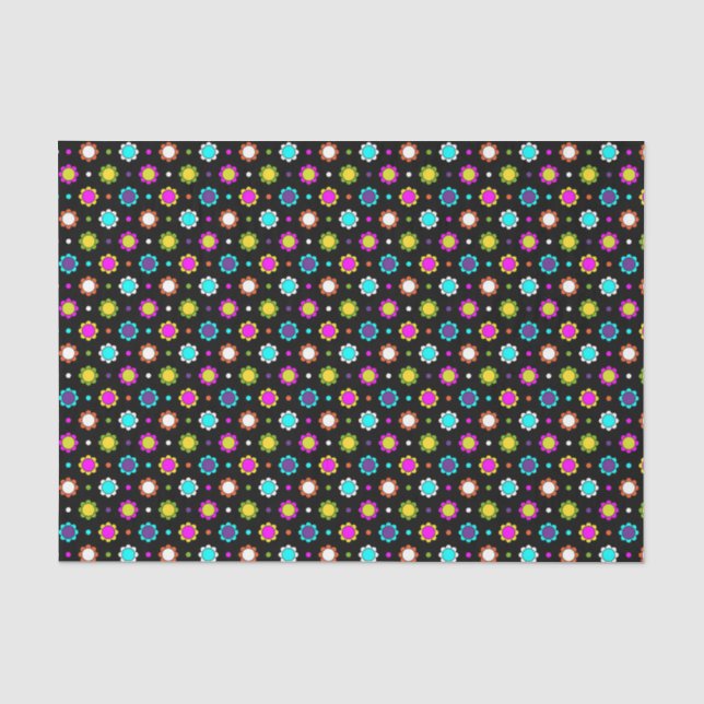 Tissue Paper für Retro-Blume Seidenpapier (Vorderseite)