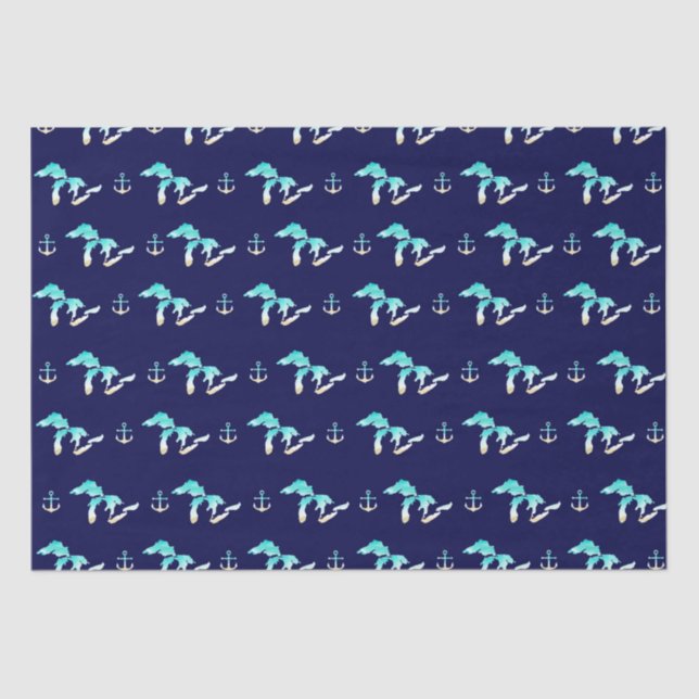 Tissue Paper Great Lakes Seidenpapier (Vorderseite)
