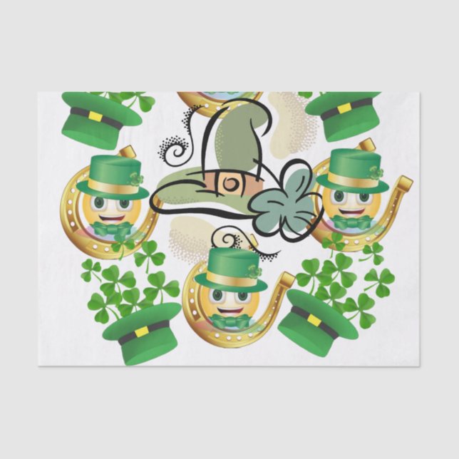 Tissue Paper Horseshoe Seidenpapier (Vorderseite)