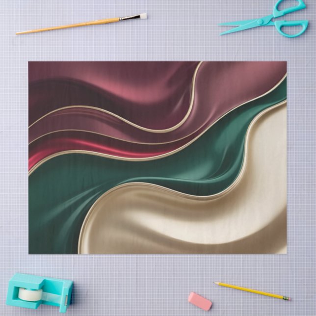 Tissue paper in stylish abstract graphic seidenpapier (Basteln)