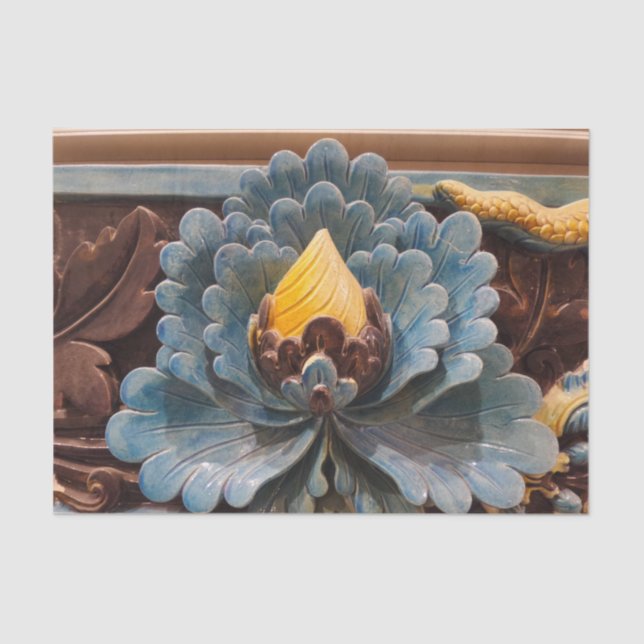 Tissue Paper Lotus Blume Seidenpapier (Vorderseite)