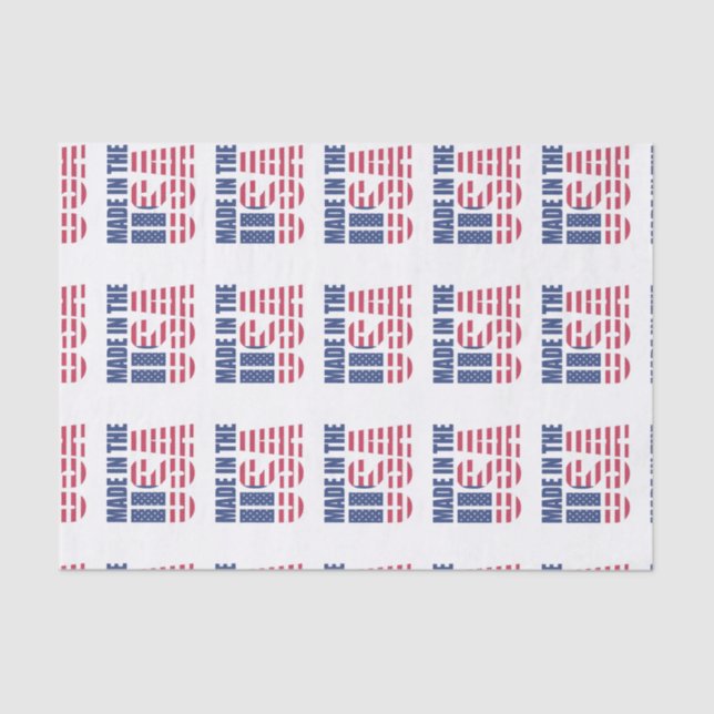 Tissue Paper Made in USA Seidenpapier (Vorderseite)