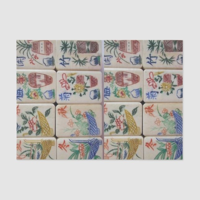 Tissue Paper Mahjong Seidenpapier (Vorderseite)