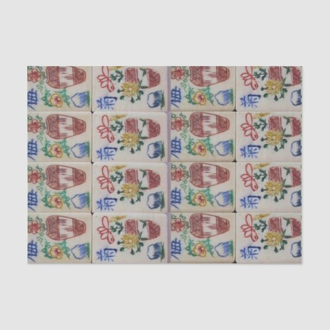 Tissue Paper Mahjong Seidenpapier (Vorderseite)