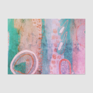 Tissue Paper Multicolor Abstrakt Art Seidenpapier