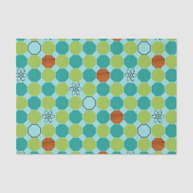 Tissue Paper of Atomoctagons Seidenpapier (Vorderseite)