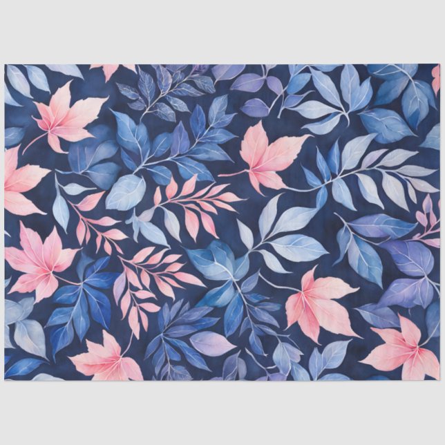 Tissue Paper of Colorful Botanic Art Seidenpapier (Vorderseite)