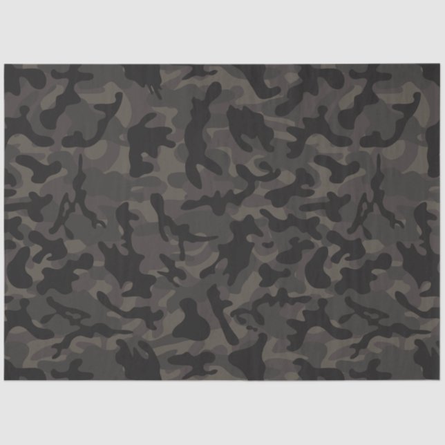 Tissue Paper of Night-Ops Camouflage Seidenpapier (Vorderseite)