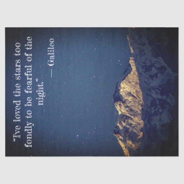 Tissue Paper of Night Stars Seidenpapier (Vorderseite)