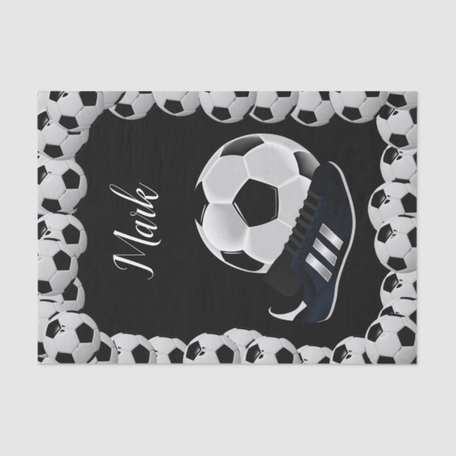 Tissue Paper Soccer Balls Seidenpapier (Vorderseite)
