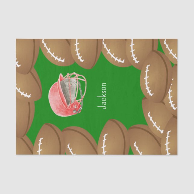 Tissue Paper Sports Football Seidenpapier (Vorderseite)