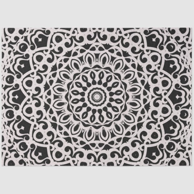 Tissue Paper Tribal Mandala G385 Seidenpapier (Vorderseite)