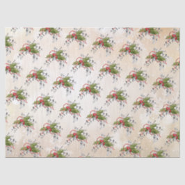 Tissue Paper von Christmas Holly Branch Seidenpapier