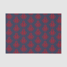 Tissue Paper von Marine und Red Anchors