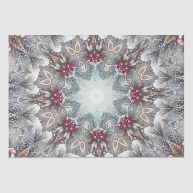 Tissue Paper Winter Holiday Seidenpapier (Vorderseite)