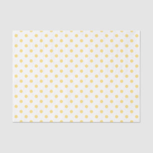 Tissue Paper Yellow Punkte Seidenpapier