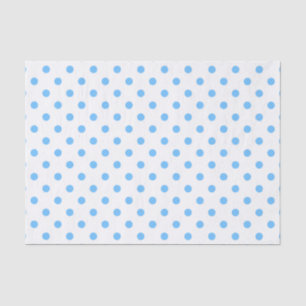 Tissue Paper zu niedlichen blauen und weißen Punkt Seidenpapier