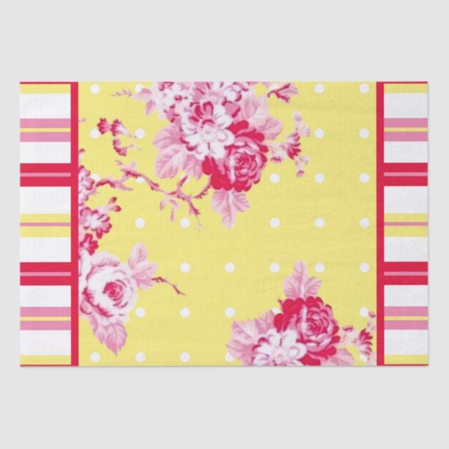 Tissue Paper zur Vintagen Hütte Seidenpapier (Vorderseite)