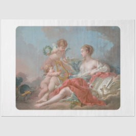 TISSUE PAPIER : ALLEGORIE DER MUSIK : BOUCHER : 17