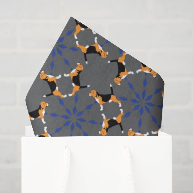 Tissue-Papier-Beagle-Hunde Seidenpapier (Geschenktüte)