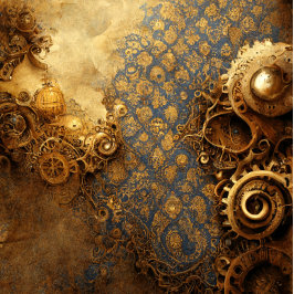 TISSUE-PAPIER - Damask Rust - Tissue Paper Seidenpapier