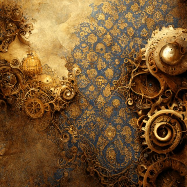 TISSUE-PAPIER - Damask Rust - Tissue Paper Seidenpapier (Von Creator hochgeladen)