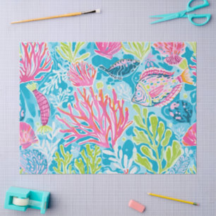 Tissue-Papier in stilvoller Grafik Seidenpapier