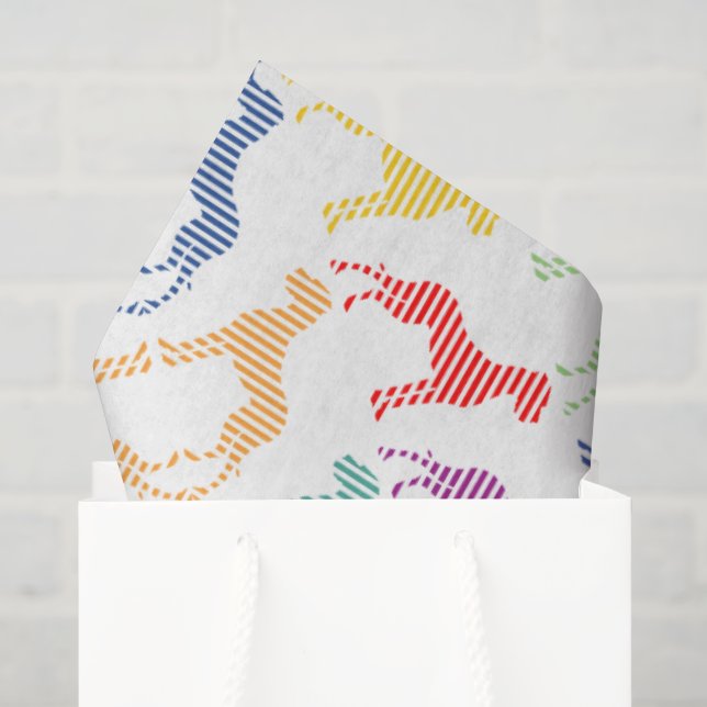 Tissue-Papier mit Doggen Seidenpapier (Geschenktüte)