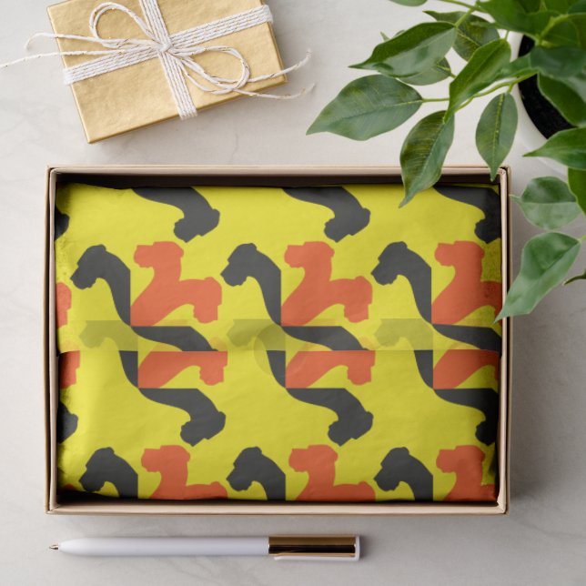Tissue-Papier mit Doggen Seidenpapier (Geschenk)