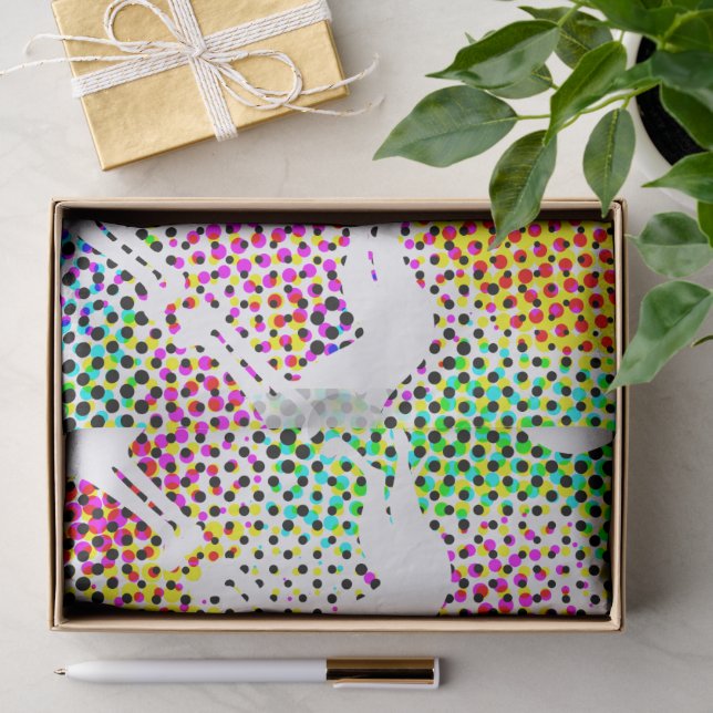Tissue-Papier mit Doggen Seidenpapier (Geschenk)