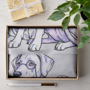 Tissue-Papier mit Doggen Seidenpapier