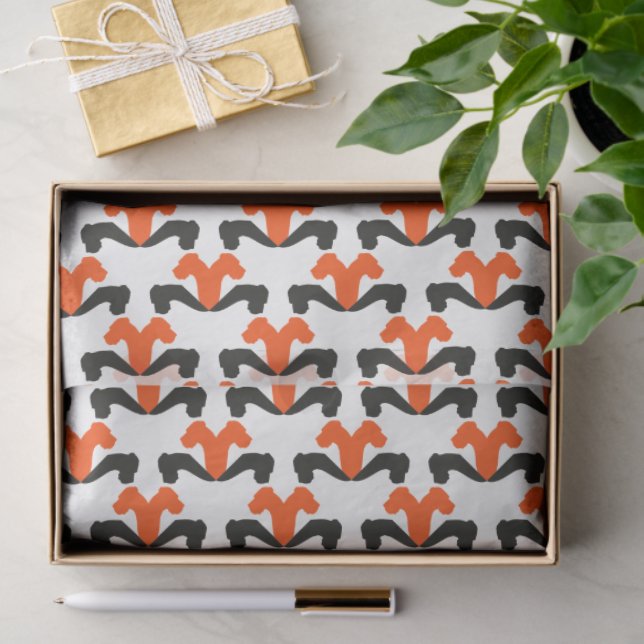 Tissue-Papier mit Doggen Seidenpapier (Geschenk)