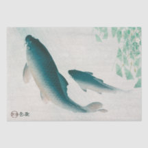 TISSUE PAPIER : OHARA KOSON : CARP/KOI 1926