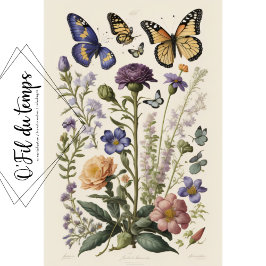 TISSUE PAPIER Sommerblüten v3 Tissue Paper