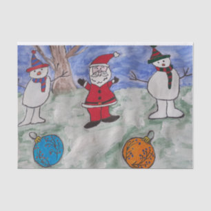 Tissue & Snowmen Seidenpapier